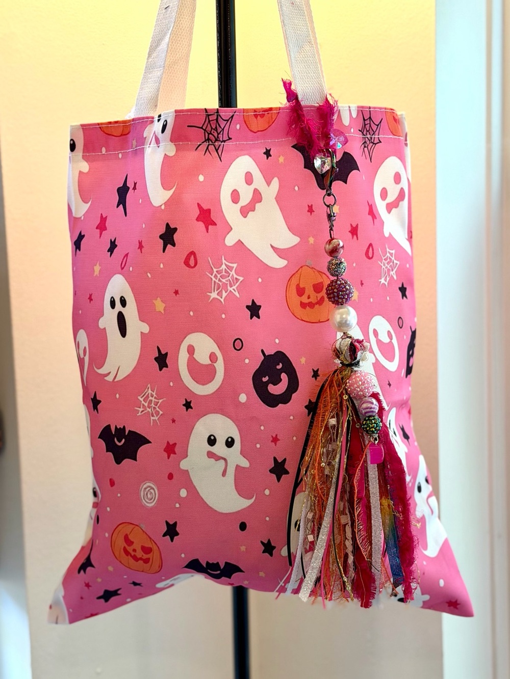 New Kids Halloween Candy Bag with Handmade tassel